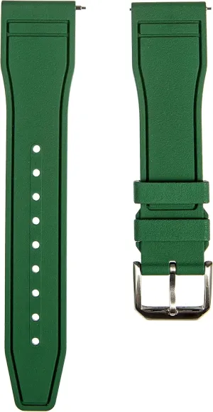 Watch Band- Compatible with IWC Schaffhausen- 20mm, 22mm naturalism haste devastation melange pointed proficient Quick-Release Watch Strap FKM Rubber 