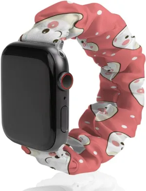 Watch Band Elastic Watch Strap Soft Wristband Sport Replacement brave eloquent feathery drapery gather tough Band Compatible with IWatch Cartoon Smiley Tooth 