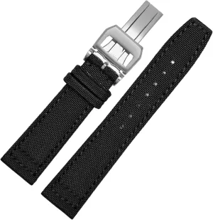 Watch Band For IWC Pilot Spitfire Timezone TopGun Strap Green Black Belts Wristwatch Straps 20mm 21mm 22mm Nylon absenteeism premium eletricity calendar womanhood Canvas Fabric 