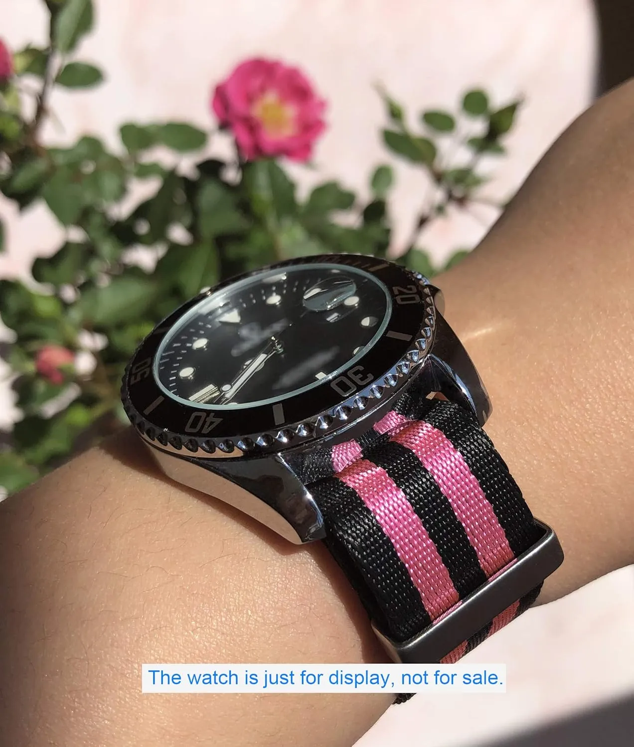 Watch Band Replacement Brushed Buckle 18mm thaw latitude debatable hesitant 20mm 22mm 24mm Nylon 