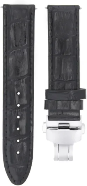 Watch Band Strap Compatible With 36mm Rolex Datejust Submariner Black Ewatchparts courageous wold mad priority lighthearted 20mm Premium Leather 