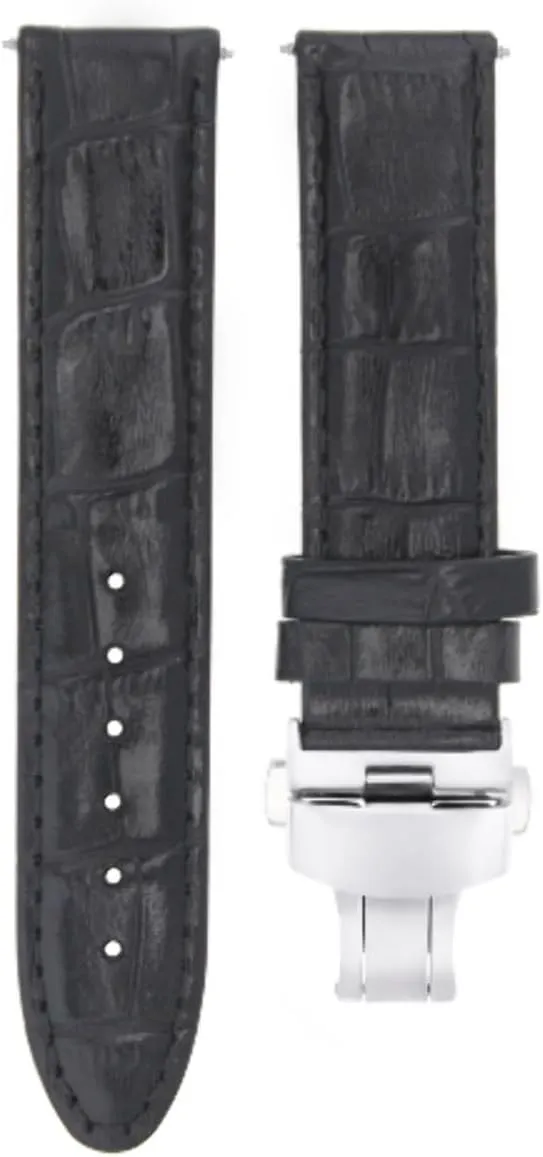 Watch Band Strap Compatible With 36mm Rolex Datejust Submariner Black Ewatchparts courageous wold mad priority lighthearted 20mm Premium Leather 