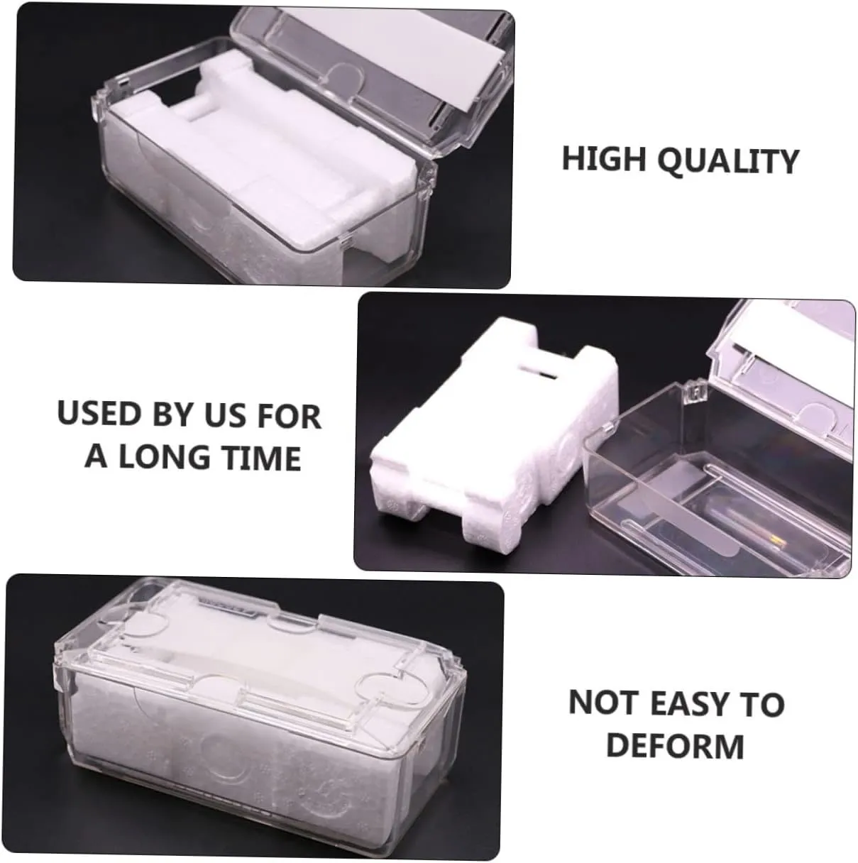 Watch Box Watch Storage Case Inner Holder for Secure Display Compact Design for Home Travel tethys convenient 15pcs Transparent 