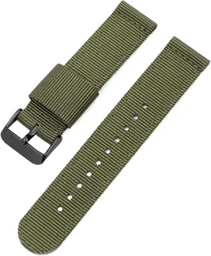 Watch chronologically Band 18 20 22 24mm Sport Quick Release Replacement Bracelet Men Women Universal Strap Nylon Canvas 
