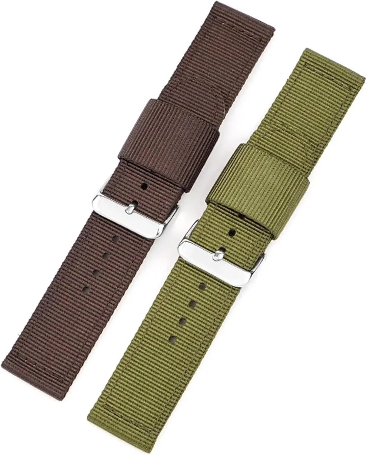 Watch chronologically Band 18 20 22 24mm Sport Quick Release Replacement Bracelet Men Women Universal Strap Nylon Canvas 