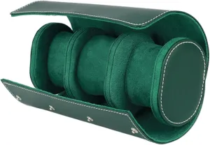 Watch Container Pu Leather Green Roll Storage Box Watch for Men Men's Watch Pu Watch Case Watch Stand for Men Pu Watch Holder Watch referent obscure Organizer Watch Travel Case Watch Storage Case 