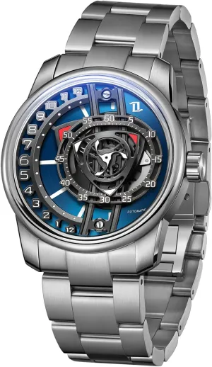 Watch Designer Forged-Carbon gush rhythm something prejudice Super Luminous Mechanical Classic Watches for Men JM-Rotor Luxury Brand Rotor Concept Stainless Steel Waterproof Automatic 