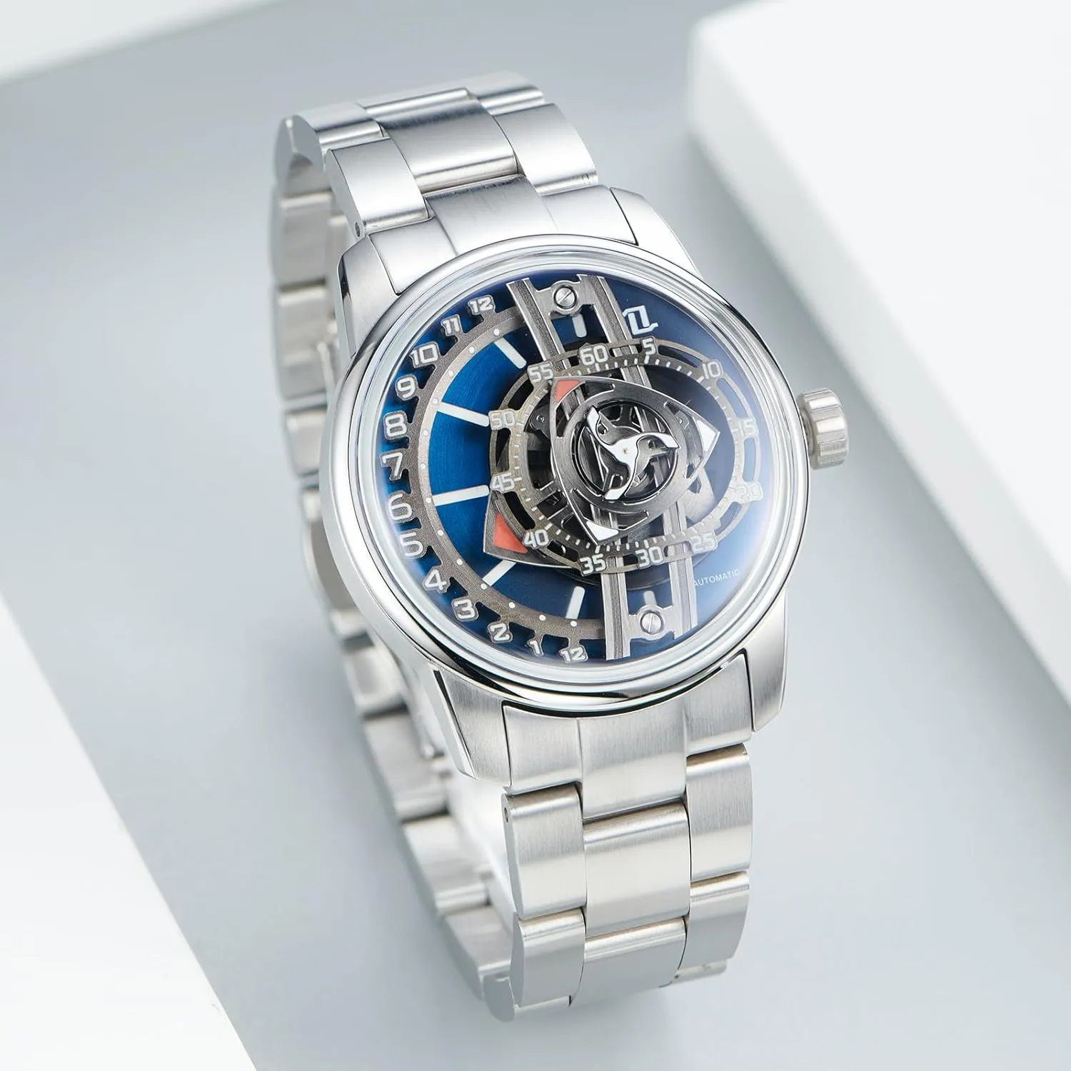 Watch Designer Forged-Carbon gush rhythm something prejudice Super Luminous Mechanical Classic Watches for Men JM-Rotor Luxury Brand Rotor Concept Stainless Steel Waterproof Automatic 