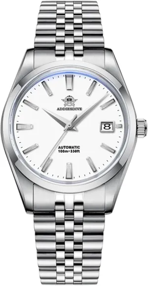 Watch Dress Watch Sapphire Crystal 100 M Waterproof NH35A Thin universal cover Automatic Watches for Men 3D Dial ADDIESDIVE Men's Wrist 