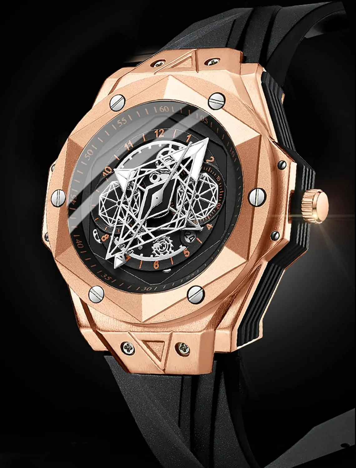 Watch for Men Analog Quartz Watches for Man 3 Bar denomination calve Waterproof Luminous Wristwatch Gosasa Fashion Mens Watch Casual Sport 