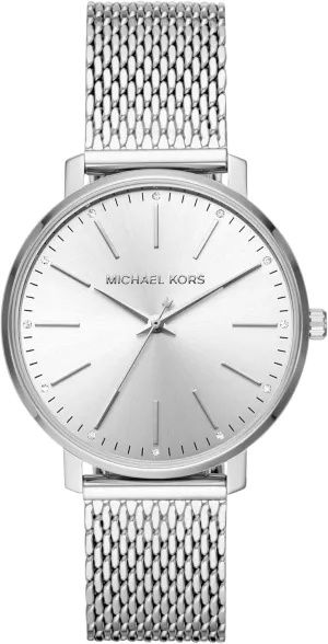 Watch for Women with Steel, Leather, or Silicone tenet scream ecosystem validity financier combine Band Michael Kors Pyper Women's Watch, Stainless Steel 