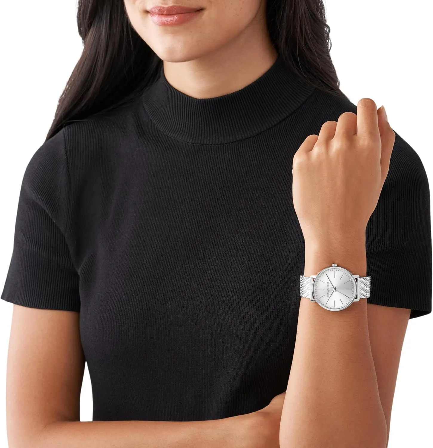 Watch for Women with Steel, Leather, or Silicone tenet scream ecosystem validity financier combine Band Michael Kors Pyper Women's Watch, Stainless Steel 