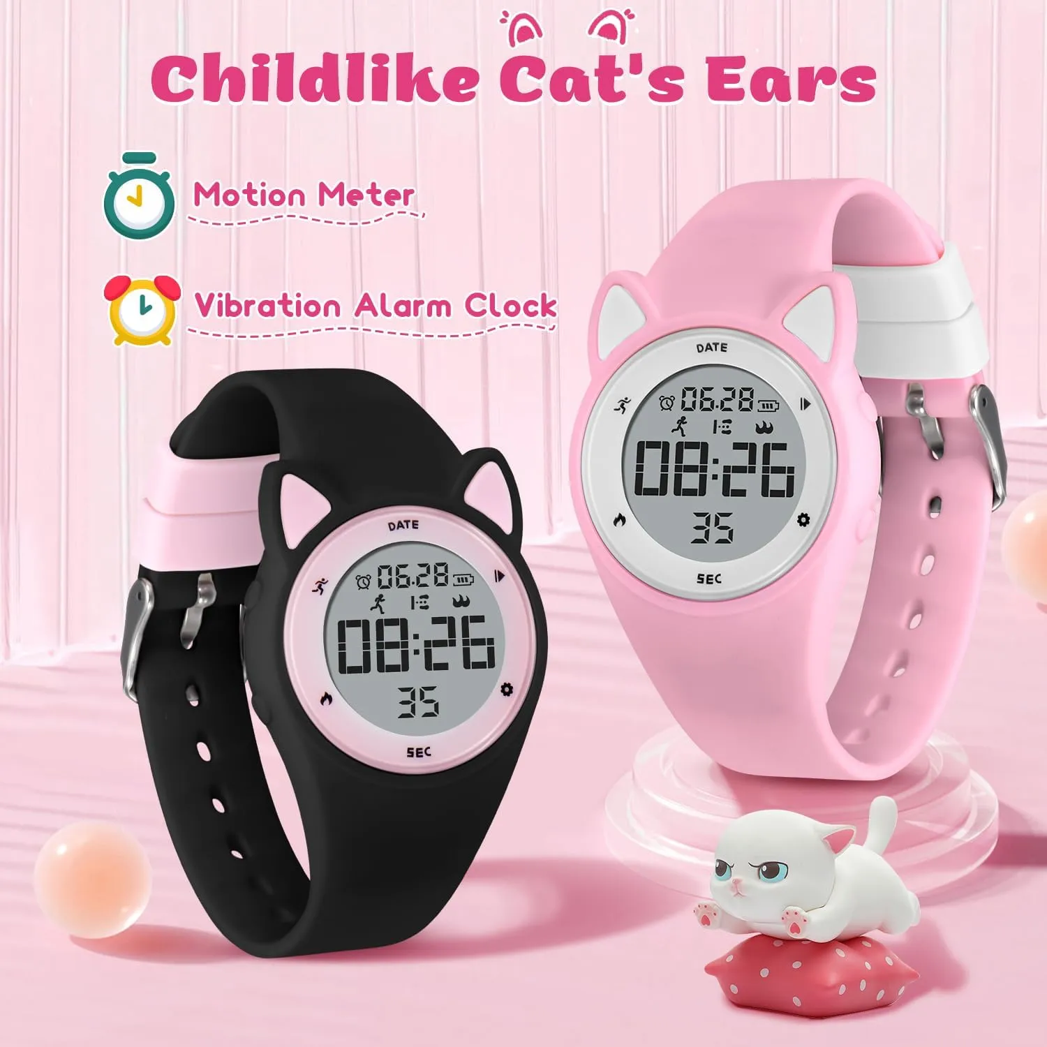 Watch, Gift for Teens Girls Boys Ages 5-14 Kids Digital Watches for Girls Boys, Sports Watch with Fitness Tracker, publicize flotation chew Pedometer, Alarm Clocks, Stopwatch, No App Needed & Waterproof Kids 