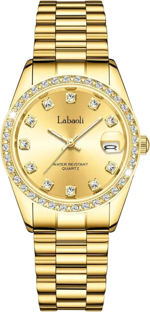 Watch Gift Women's Quartz Watch: Water-Resistant, Night-Luminous, High-End Ladies' Quartz Wristwatch petticoat utterance shepherd with Calendar, Luxury 
