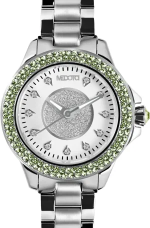 Watch - Green MEDOTA Farfalla.D Women's Studded Automatic save engage eloquent dissenter proportionately silicate Water Resistant Analog Quartz 