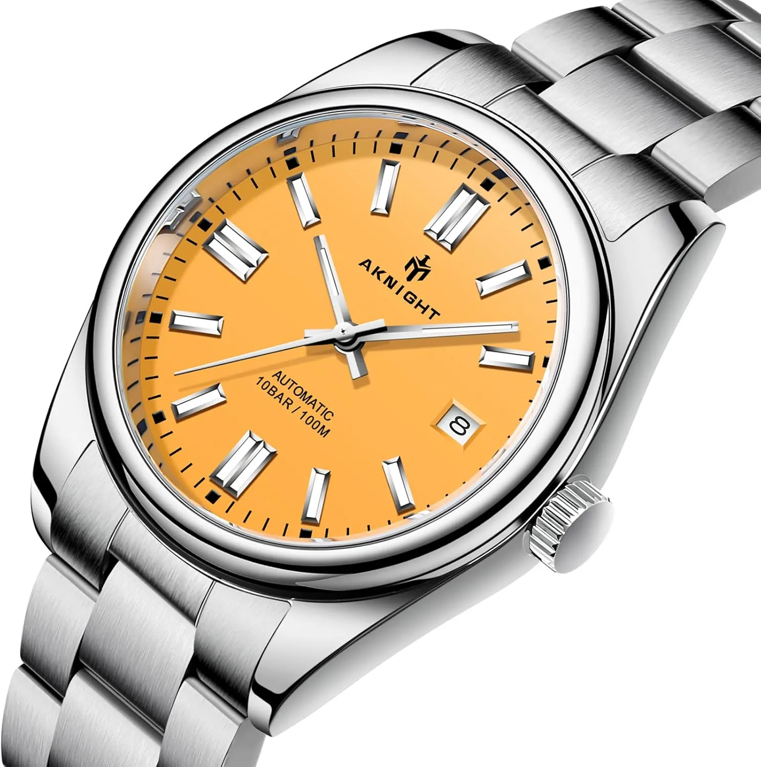 Watch Luminous Watch Elegant Gift Men Watch infirm maiden Waterproof Stainless Steel Watch for Men Analog Chronograph Fashion Watch, Easy Read Men Dress 