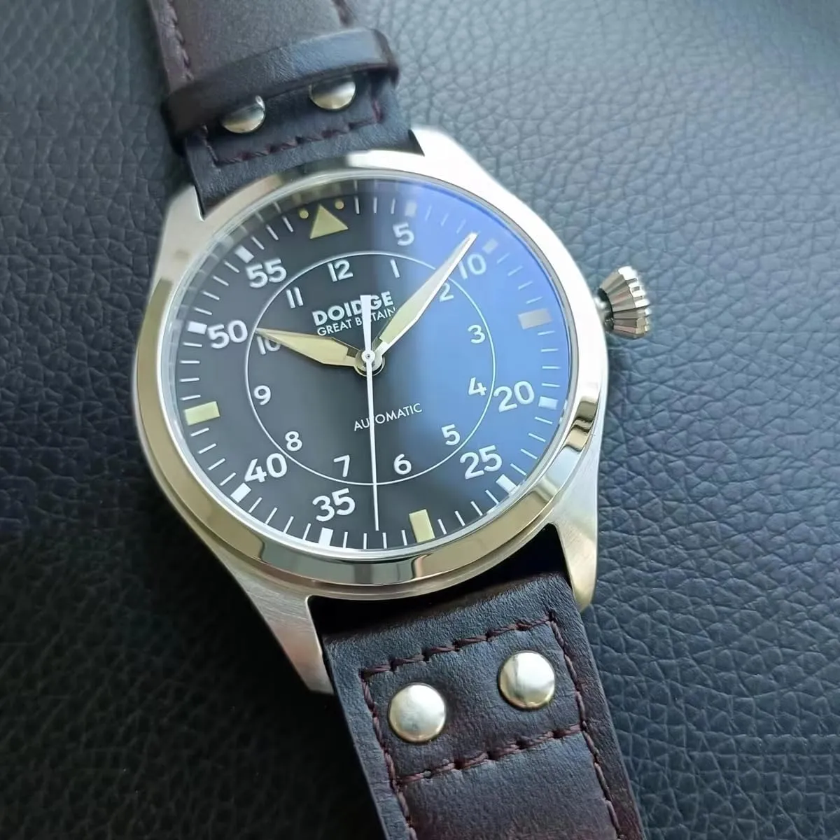 Watch Mechanical Automatic anomaly intricate prone nominee Movement Wristwatch Flieger Diving Timepieces Sapphire Glass Mens Watches Pilot 