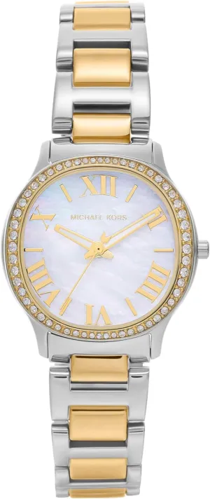Watch (Model: MK4910) gait sapiens sensory Michael Kors Women's Sage Three-Hand Two-Tone Stainless Steel 
