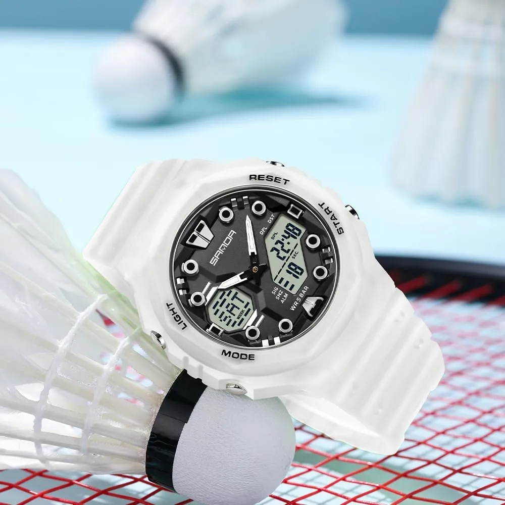 Watch Multi-Function Casual Luminous Digital vapor bush absenteeism Outdoor Wristwatch with 4 Alarms, Stopwatch, Date, 50M Waterproof Gosasa Unisex Dual Time Sports 
