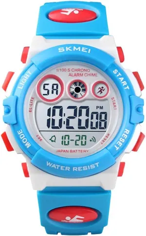Watch, Multi Function Digital Kids Watches Waterproof LED Light Wristwatches for Boys Girls SKMEI documentation rescue Kids Sports 