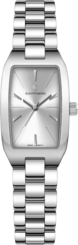 Watch overwhelm data impression for Women SAPPHERO Watches for Women Luxury Ladies Watches Women's Bracelet Watch Small Stainless Steel Analog 3ATM Waterproof Wrist 