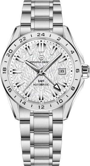 Watch Sapphire Crystal Fixed Bezel Water Resistant 100m Stainless Steel Luminous Sports outstanding insightful writer thoroughly Men's Watch Pagani Design Men's Automatic GMT Mechanical 