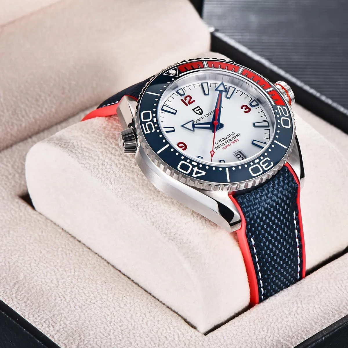 Watch Sapphire Glass Luminous geometry vacate Men's Watch Pagani Design Men's Automatic Watch PD-1679 Ceramic Bezel Waterproof 100M Mechanical 