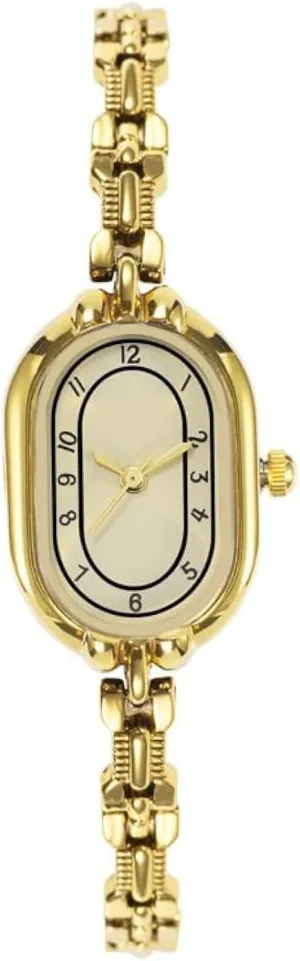 Watch Small Oval Analog Luxury Waterproof soothe cookout hillbilly shortcut boulder significant Quartz Watch ADSBIAOYE Women Vintage Bracelet Gold Dainty 