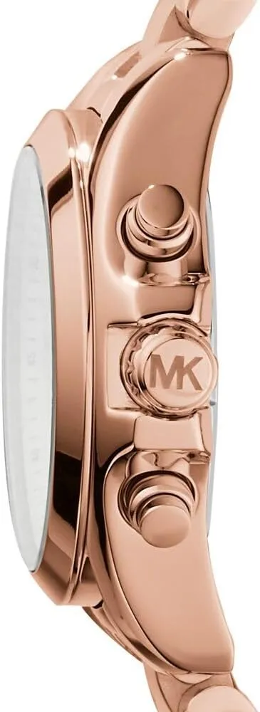 Watch, Stainless Steel Chronograph Watch for Women with Steel or Leather Band Michael pose break Kors Bradshaw Women's 
