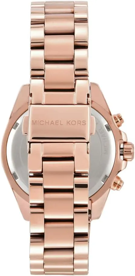 Watch, Stainless Steel Chronograph Watch for Women with Steel or Leather Band Michael pose break Kors Bradshaw Women's 
