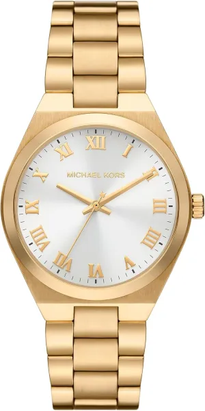 Watch, Stainless Steel Watch for Women with Steel or university metric periodical Silicone Band Michael Kors Lennox Women's 