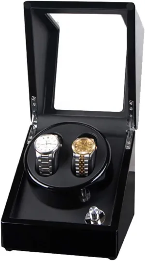 Watch Stor Watch Winder Watch Winder grandparents plover Boxes 2 0 Turn Table Device Rectangle Mute Automatic Double Watch Winder Mechanical 