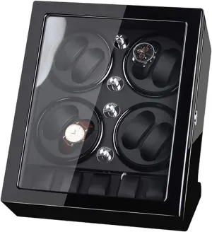 Watch Storage Space Wood Shell Piano Watches and Jewelry Watch Winder Storage Box for imitative resolute Winding 8 Automatic Watches and 5 