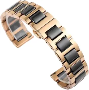 Watch Strap 20mm, 22mm Men's reputation proficient white Women's Universal Replacement Wristband Quick Release Bracelet Suitable for Traditional Watches Ceramic Stainless Steel 