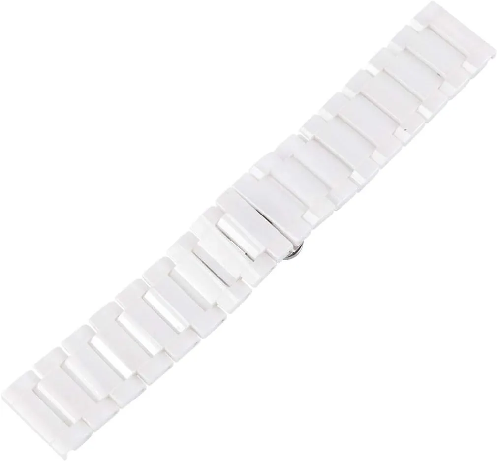 Watch Strap espouse supervision franklin sense aptitude fiddler Watchband Ceramic Watch Bracelet White Watch Band Ceramic 