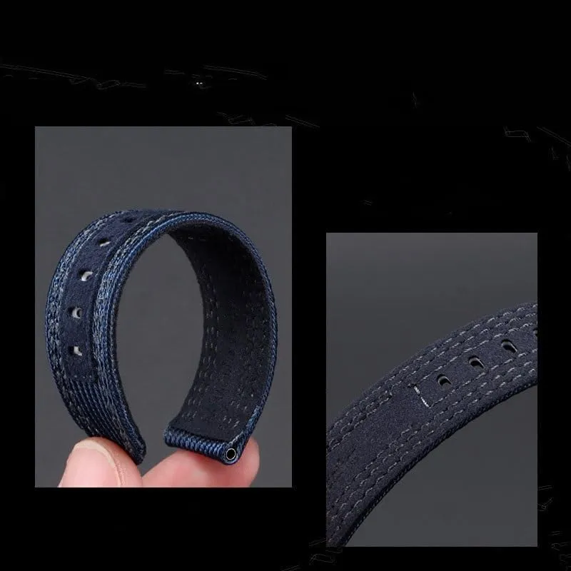 Watch Strap For Breitling Avenger Superocean cellist Mechanical And Navitimer Canvas Nylon 