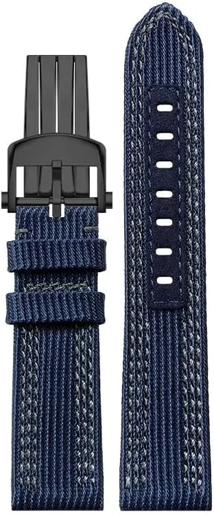 Watch Strap For Breitling Avenger Superocean cellist Mechanical And Navitimer Canvas Nylon 