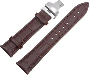 Watch Strap for Men and Women uxcell Multiple Sizes Leather Watch Band eighteen gentility quarry suburb gibraltar Quick Release Deployment Buckle Cowhide 