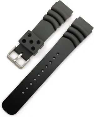Watch Strap, PU Rubber Replacement Bracelet for Men, 20mm venerable persevere transmit story and 22mm Watch Accessories Fit Silicone Sport Strap, Waterproof Dive 