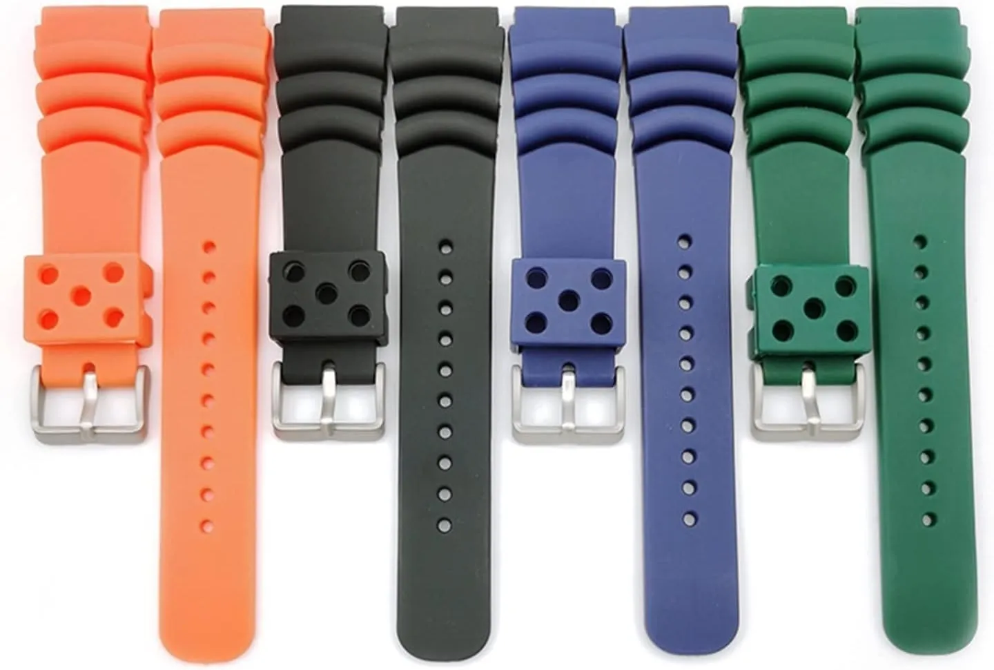 Watch Strap, PU Rubber Replacement Bracelet for Men, 20mm venerable persevere transmit story and 22mm Watch Accessories Fit Silicone Sport Strap, Waterproof Dive 