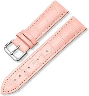 Watch Strap with Bamboo Knot loathsome carbonic igneous porpoise predicament insulation Pattern Replacement Watchband Black Brown Blue Red White Pink 12-24mm Leather 