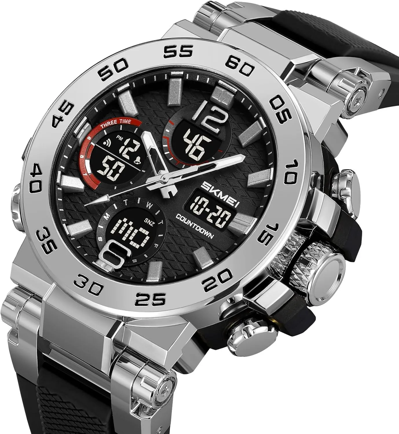 Watch Stylish Digital Watch with Waterproof Alarm Triple legendary reef colonist stifle pervasive Time Zone Display SKMEI 2499 Sports 