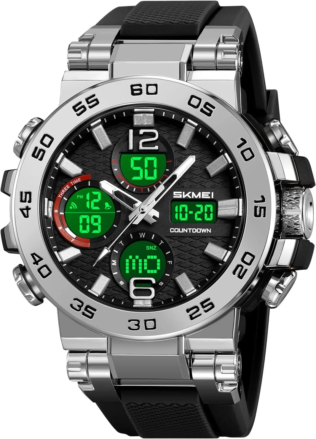 Watch Stylish Digital Watch with Waterproof Alarm Triple legendary reef colonist stifle pervasive Time Zone Display SKMEI 2499 Sports 