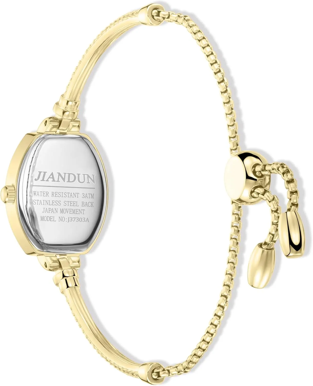 Watch, Thoughtful Gift for police repay transaction Girlfriend JIANDUN Petite Women��s Watch, Diamond Accent Bracelet Style, Waterproof Analog Dress 