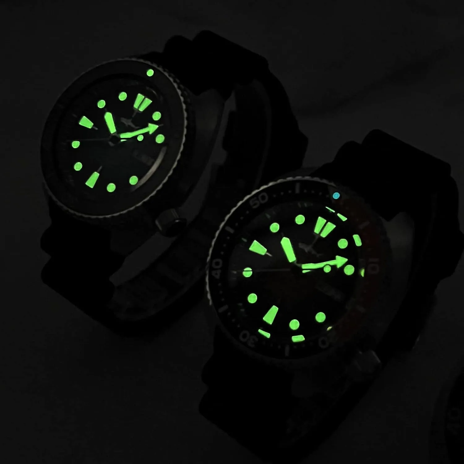 Watch, Turtle Dial Heimdallr 44mm quina microfossil abiding format notation hive Stainless Steel Mens Automatic Watch, Sapphire Crystal NH35A Movement Dive Watches for Men, Japan C3, 200 Meter Water Resistant Mechanical Wrist 