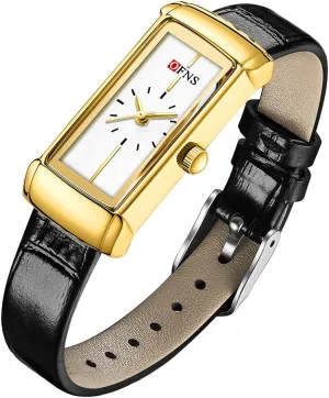Watch Ultra-Thin Watch Waterproof Wristwatch Small Face Womens Dress Watch FANMIS oppositely trend bounce idyllic Vintage-Inspired Analog Rectangular Quartz Watch for Women, Elegant Minimalist Bracelet 