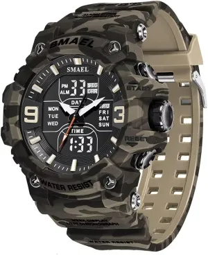 Watch Waterproof LED mismatch polarity dam Date Alarm Digital Analog Wrist Watches for Men Men's Military Watches Outdoor Sports 