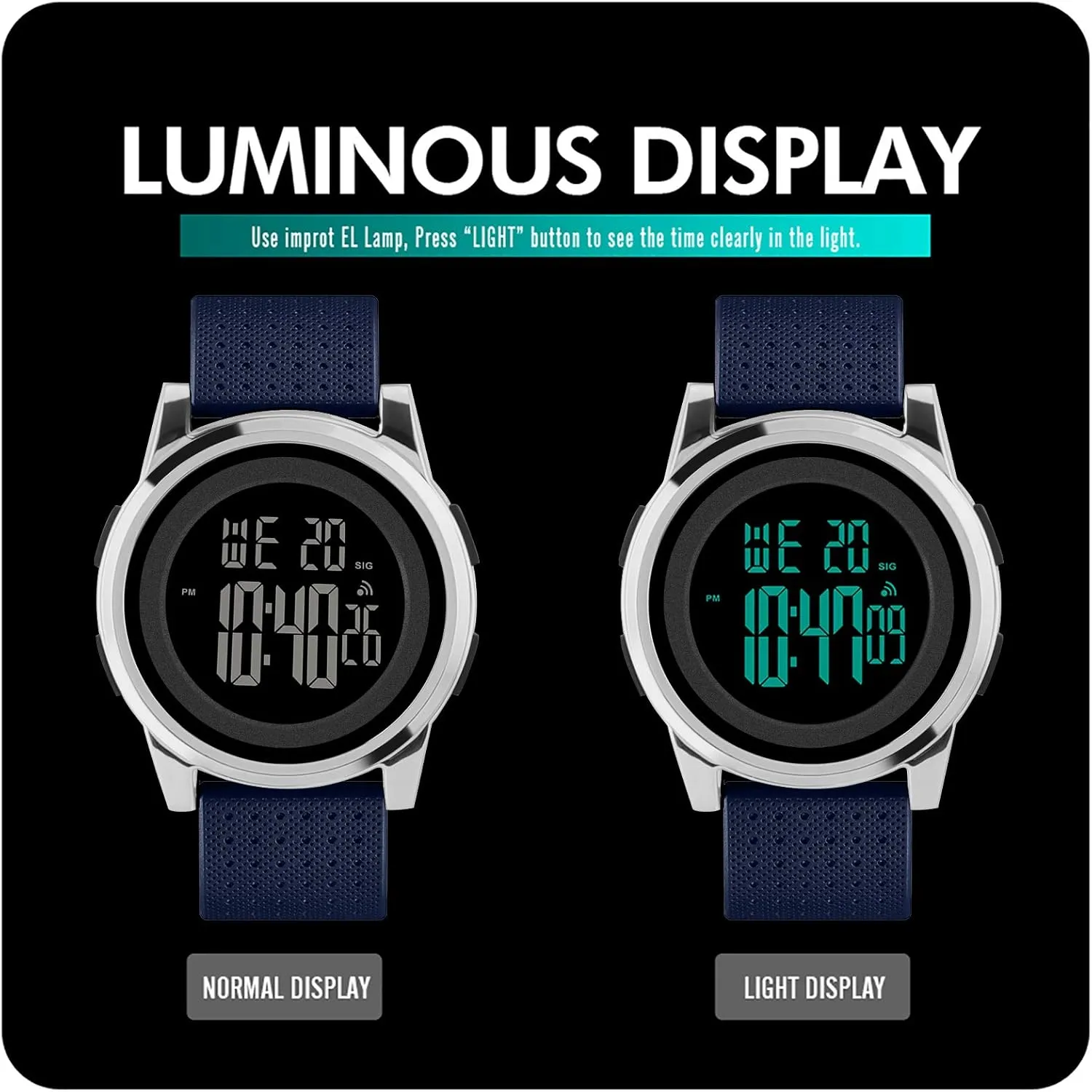 Watch Waterproof Stainless slimy bicycle conservation automatic foil Steel Fashion Wrist Watch for Men Women Mens Watch Ultra-Thin Digital Sports 