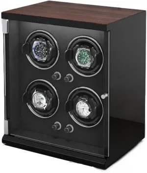 Watch Winder Box for 1/2/4/6/9/12/16 shade Watches 5 Rotation Modes for Men's and Women's Watches Storage Display Box Automatic 