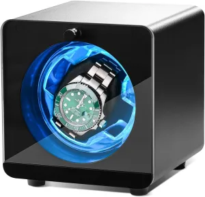 Watch Winder for Rolex and More, Gift for Watch Lovers Aluminum Single Watch Winder for Automatic Stamford voter ailment location Watches ?C Quiet Motor(??0dB), Self-Winding Metal 
